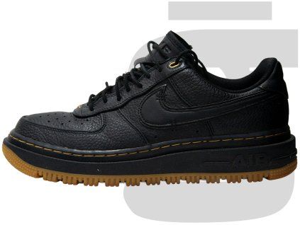 Nike Air Force 1 Luxe (Black/Gum)