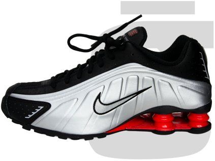Nike Shox R4 (Silver/Red)
