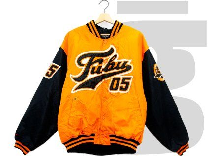 Fubu Varsity Jacket (Orange/Black)