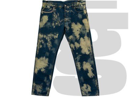 Gucci Bleached Punk Studded Jeans (Blue)