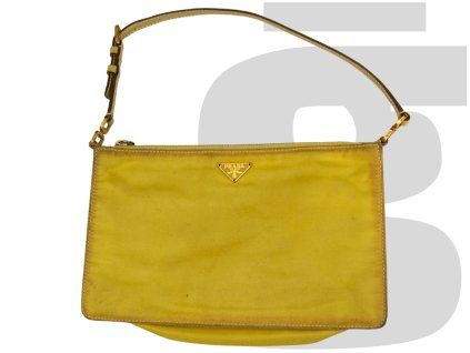 Prada Nylon Vela Pouch Cedro (Yellow)
