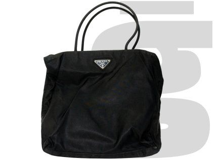 Prada Nylon Tote Bag (Black)