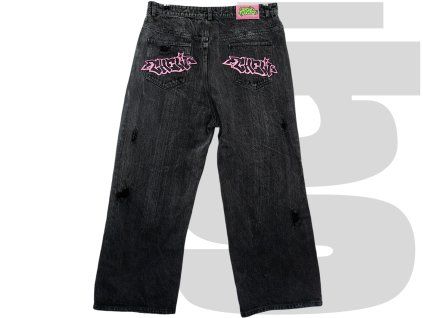 Chew Forever Tribal Distressed Jeans (Black)
