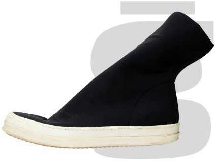 Rick Owens DRKSHDW Scuba Sock Boots (Black)