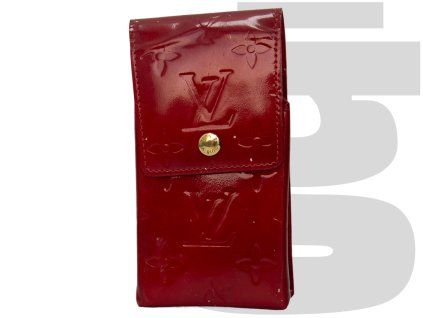 Louis Vuitton Monogram Cigarette Case (Patent Red)