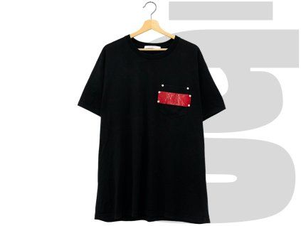 Givenchy Pocket Tee (Black/Red)