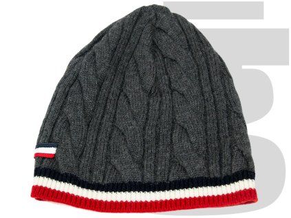 Moncler Cable Knit Beanie (Grey)