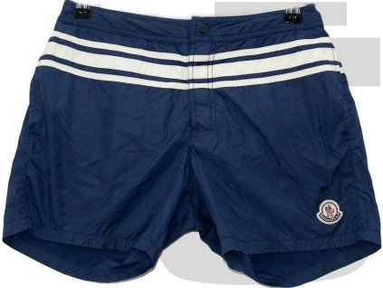 Moncler Nylon Logo Swimshorts (Navy)