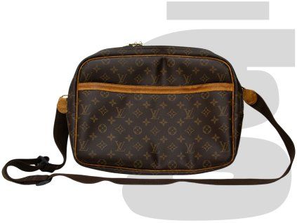 Louis Vuitton Monogram Reporter GM Bag (Brown)