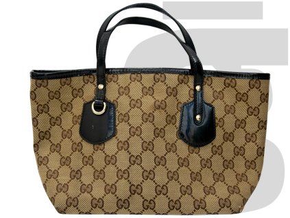 Gucci GG Monogram Canvas Mini Bag (Brown)