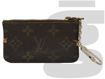Louis Vuitton Monogram Coin Chain Wallet (Brown)