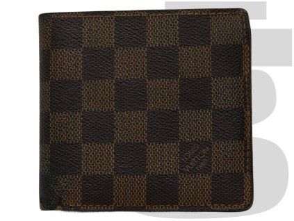 Louis Vuitton Damier Flap Wallet (Brown)