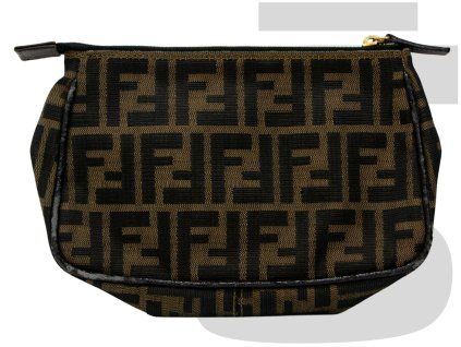 Fendi Monogram Pouch (Brown)