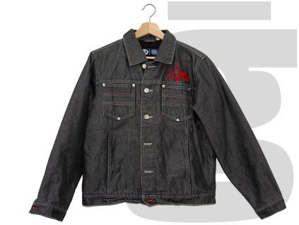 Here & There Denim Jacket (Grey)