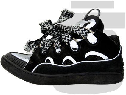 Lanvin Curb Sneaker (Black/Grey)