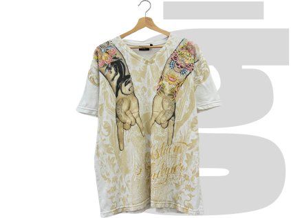 Christian Audigier Hands Tee (White)