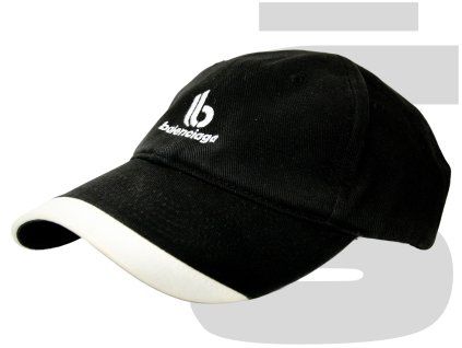 Balenciaga Double B Baseball Cap (Black)
