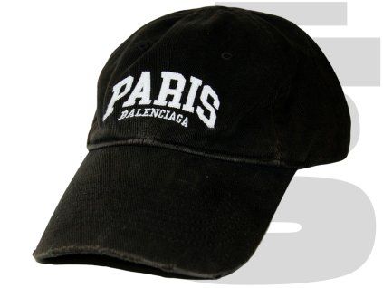 Balenciaga Paris Cap (Black)