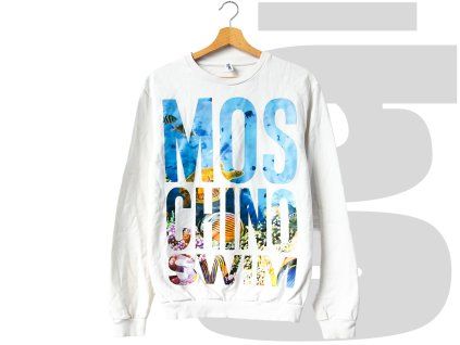 Moschino Swim Aquarium Sweatshirt (White)