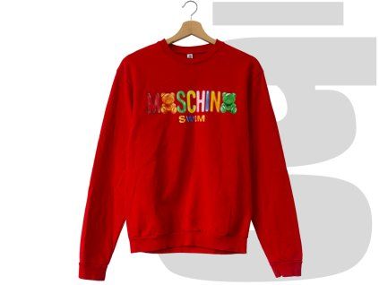 Moschino Swim Candy Logo Sweatshirt (Red)
