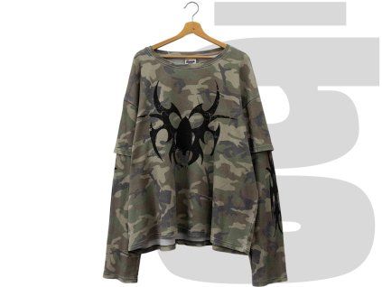 Chew Forever Waffled Longsleeve (Camo)