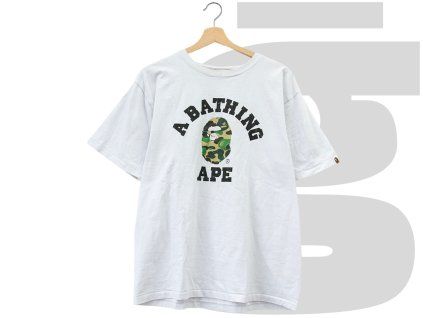 Bape College Tee (White/Camo)