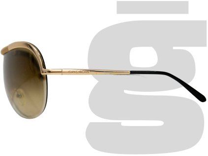 Givenchy SGV3361 Shield Sunglasses (Gold)