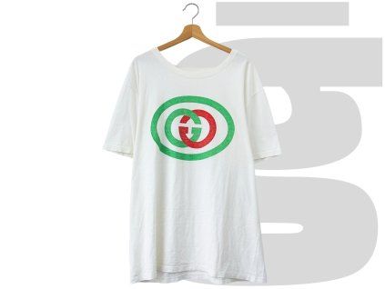 Gucci Interlocking G Oversize Tee (White)