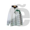 Ecko Unltd Checked Zip Up Hoodie (White/Green)