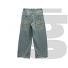 Jaded London Wide Jeans (Light Blue)