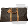 Louis Vuitton Keepall Bandoulière Monogram Duffle Bag (Brown)