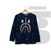 Bape Shark PONR 1st Camo Longsleeve (Blue Camo)
