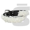 Koldhart Faux Fur Belt (White)