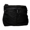 Prada Nylon Crossbody Double Pocket Shoulder Bag (Black)