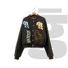 WNTD Apparel Suede Bomber Jacket (Brown)