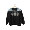 Custom Motorcycle Denim Crewneck (Black/Blue)