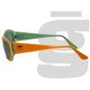 Chanel 5022 C.611 55 17 Sunglasses (Orange/Green)