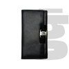 Ferragamo Saffiano Leather Wallet (Black)