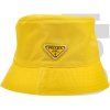 PRD03165J01WHA220812OE2 PRADA Bucket Hat Nylon Yellow 2 copy