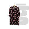 Gucci Peony Print Silk Short Sleeve Bowling Shirt (Multi)