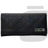 Gucci Guccissima Leather Monogram Long Wallet (Black)