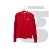 Moncler Polo Longsleeve Shirt (Red)
