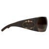 Prada Leather Shield Sunglasses (Black)