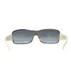 Prada SPS 52E Shield Sunglasses (White)