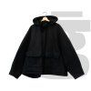 Balenciaga BB Icon Kick Parka (Black)