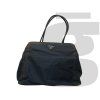 Prada Triangle Nylon Hand Bag (Slate)