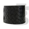 Bottega Veneta Leather Bracelet (Black)