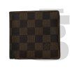 Louis Vuitton Damier Flap Wallet (Brown)