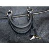 Gucci Guccissima Monogram Leather Duffle Bag (Black)