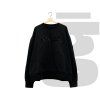 Moncler Sequin Embroidered Logo Crewneck (Black)